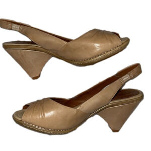 🎈GEOX RESPIRA leather sling back sandal size 36.5